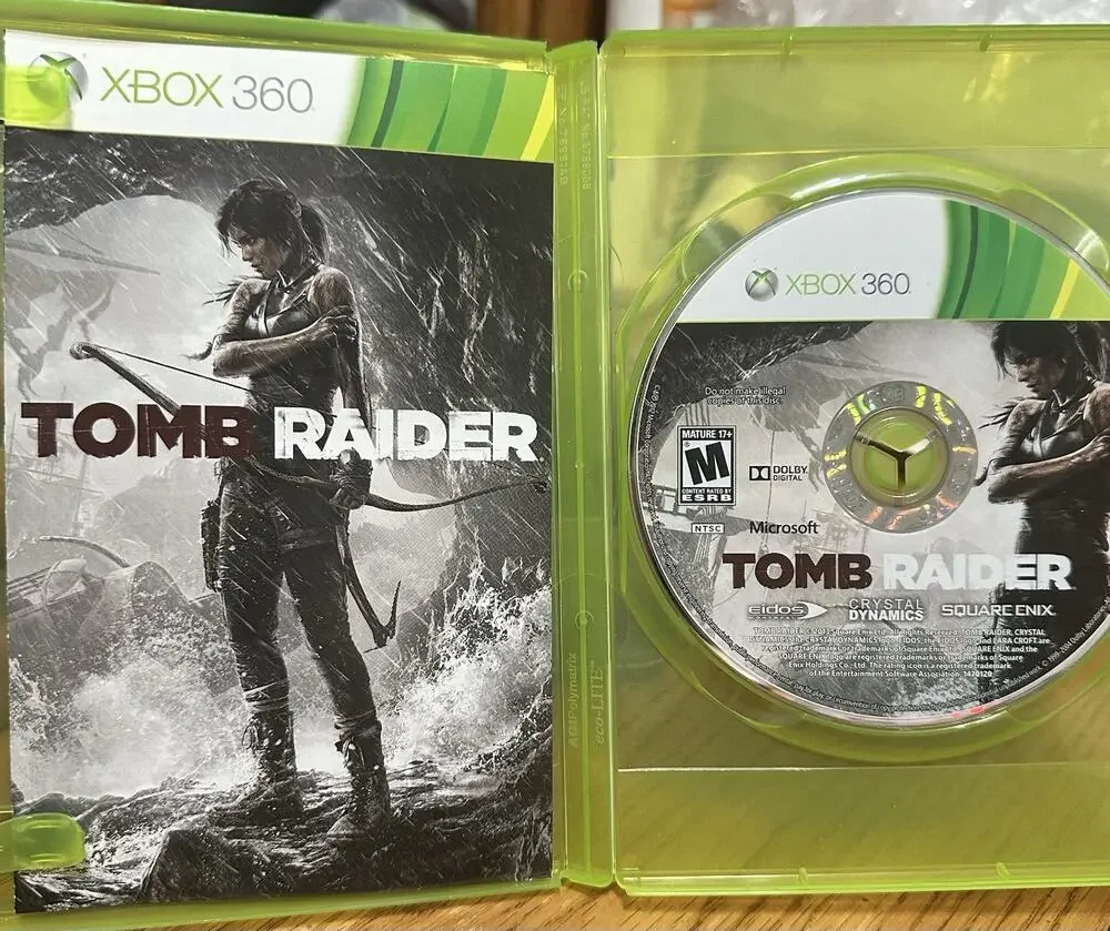 Tomb Raider Microsoft Xbox 360 2013 Complete Missing Cover Picture Manual Incld